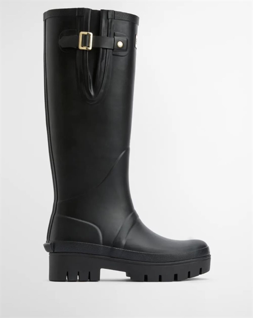 BARBOUR LEIGHTON WELLINGTON GUMMISTØVLE BLACK